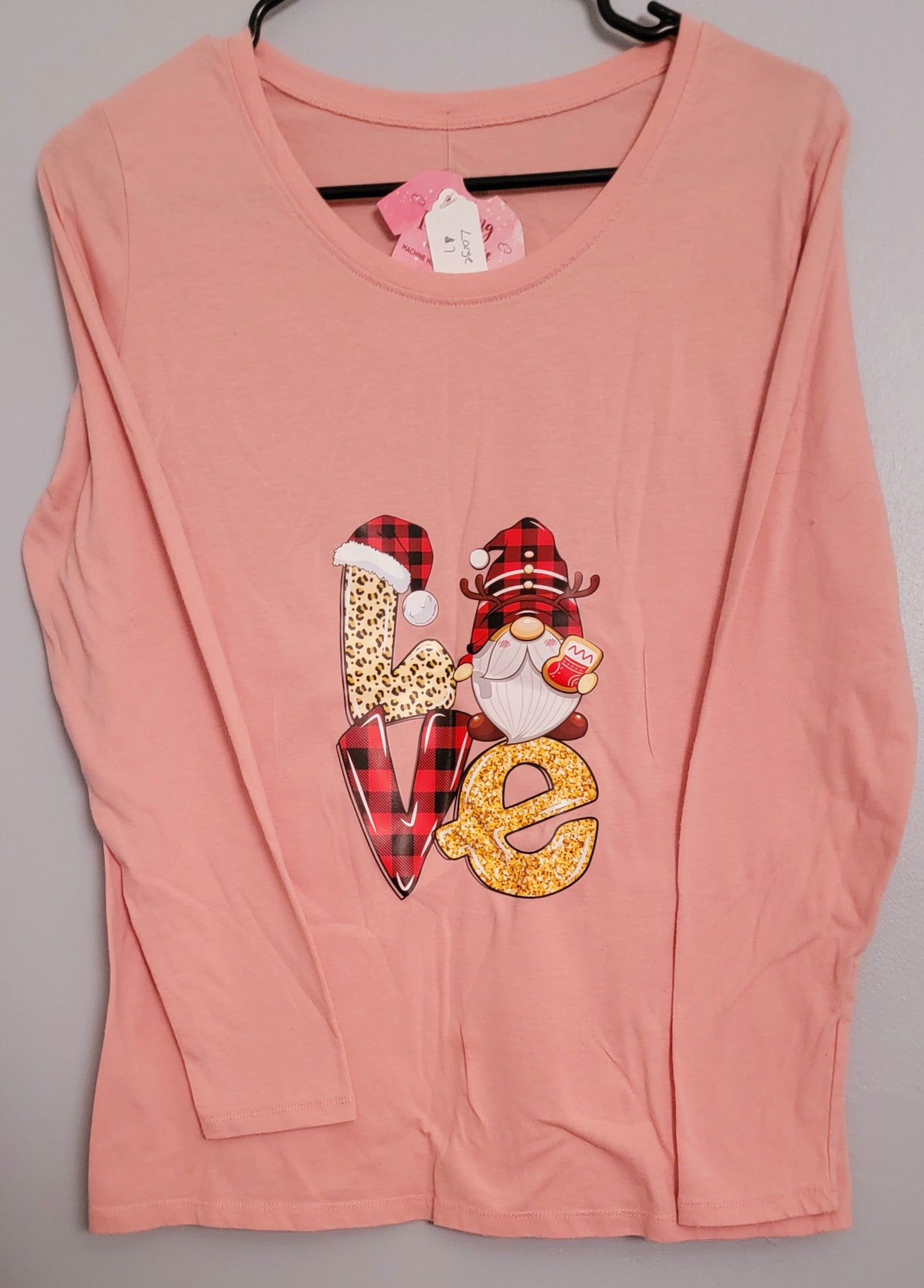 Adult large long sleeve shirt