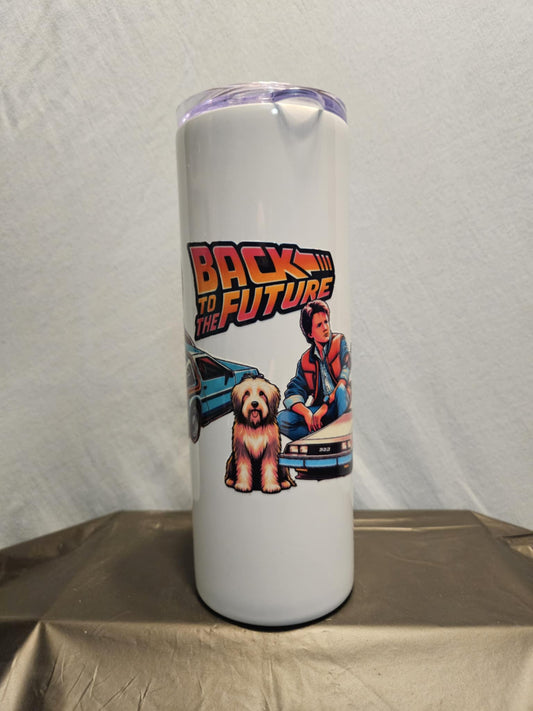 20 oz metal skinny tumbler