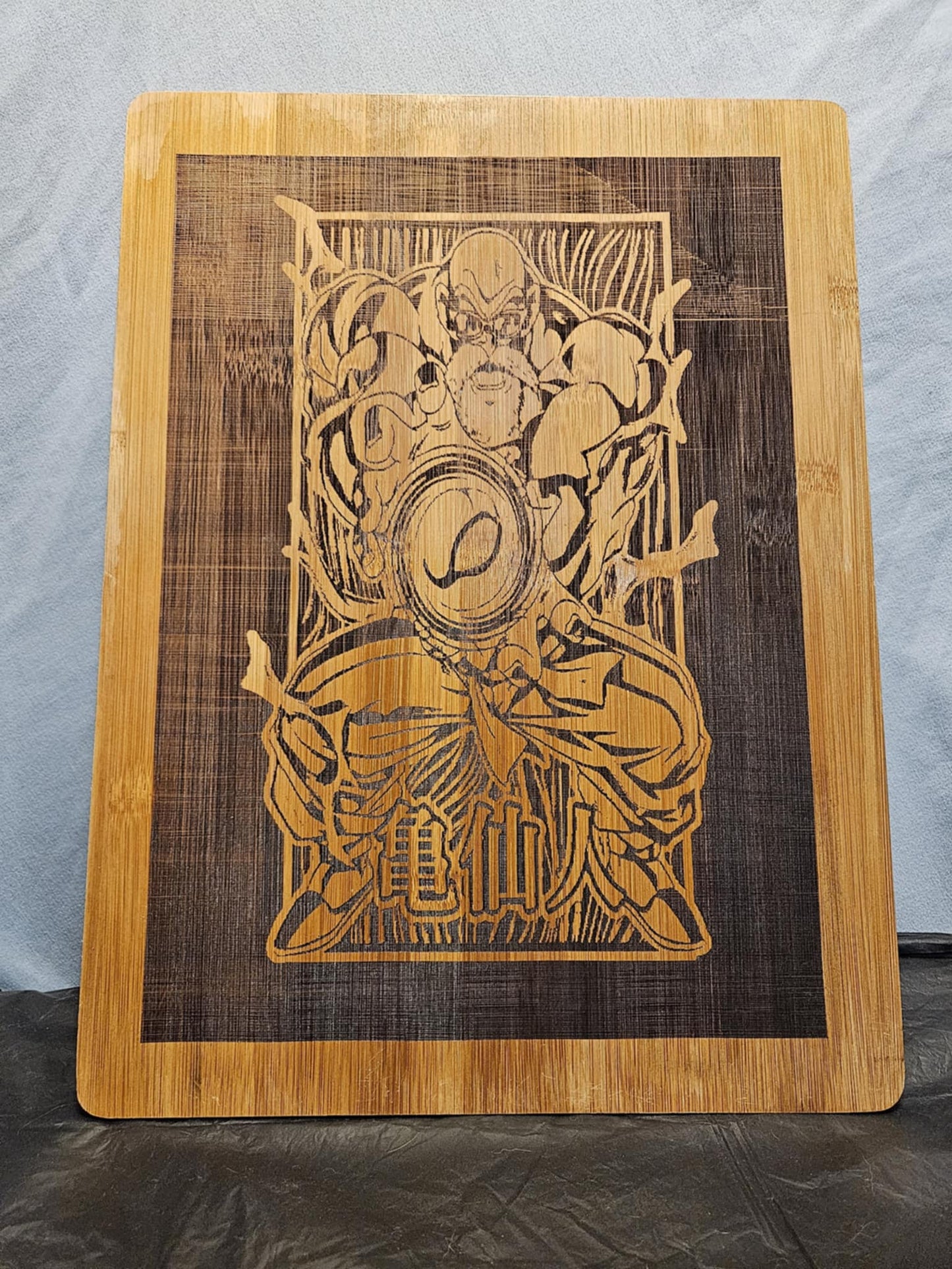 12x12 etched bamboo cutting board
