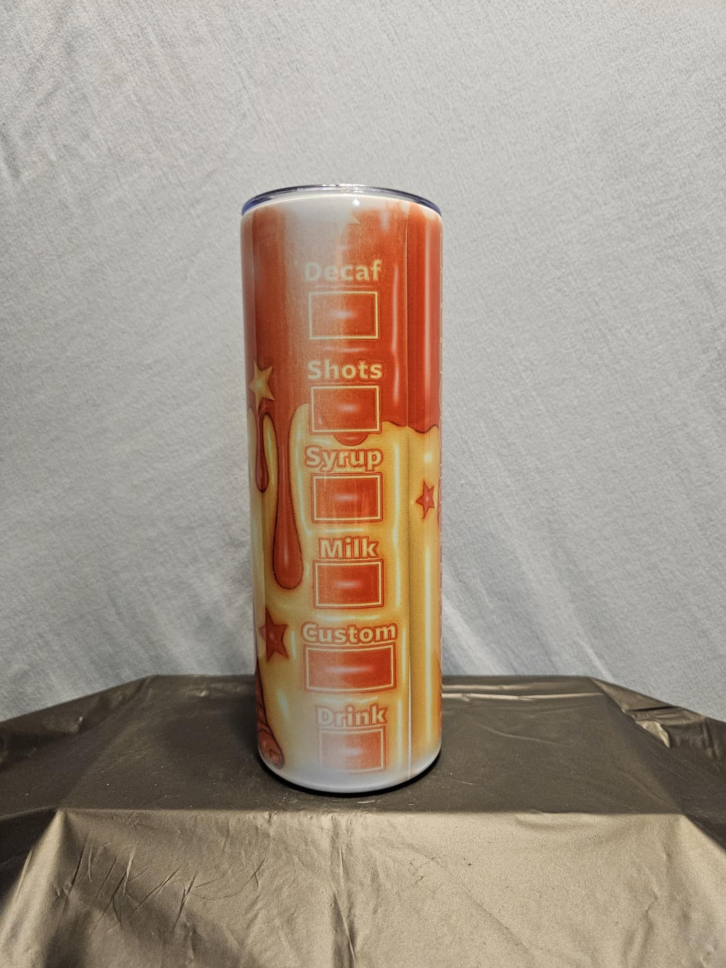 20 oz metal skinny tumbler
