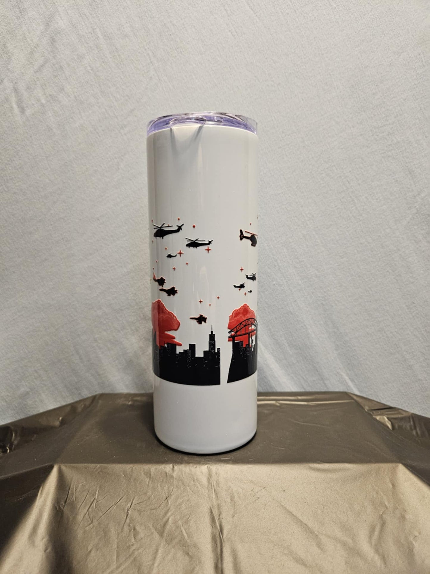 20 oz metal skinny tumbler