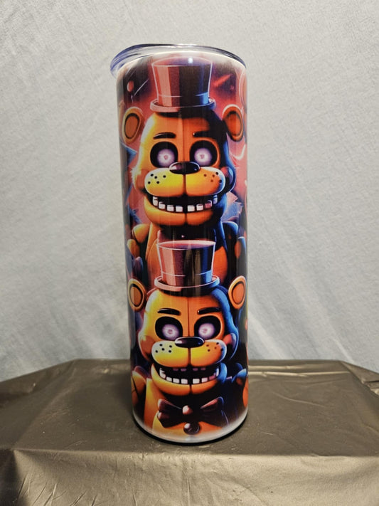 20 oz metal skinny tumbler