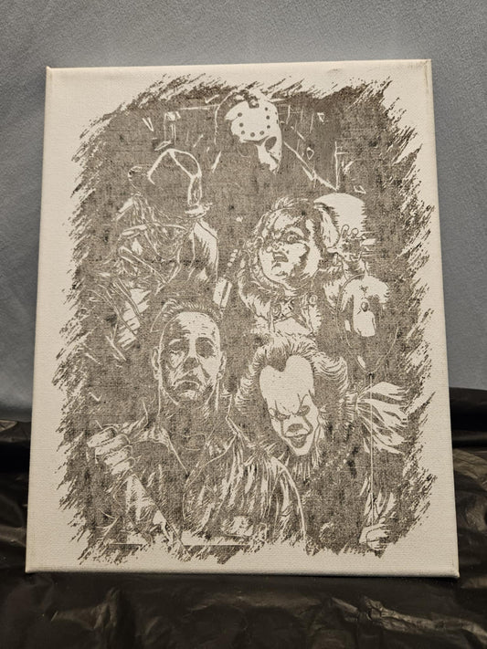 12x12 etched canvas