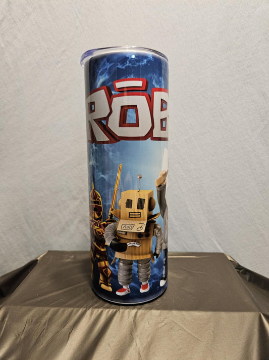 20 oz metal skinny tumbler