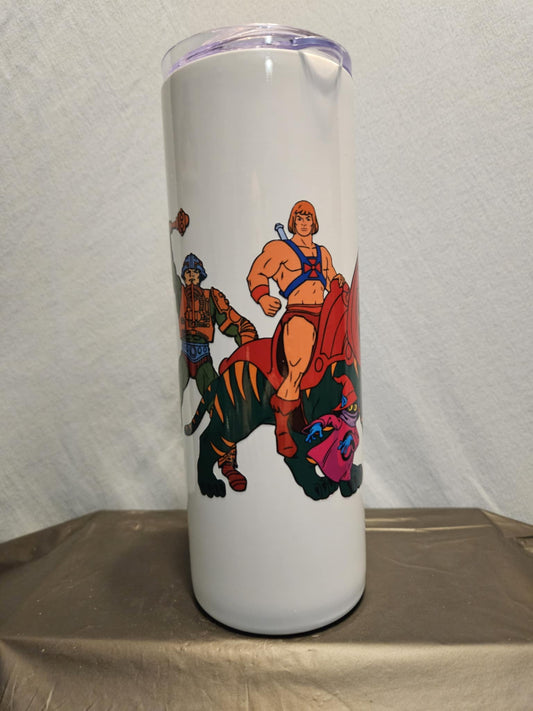 20 oz metal skinny tumbler