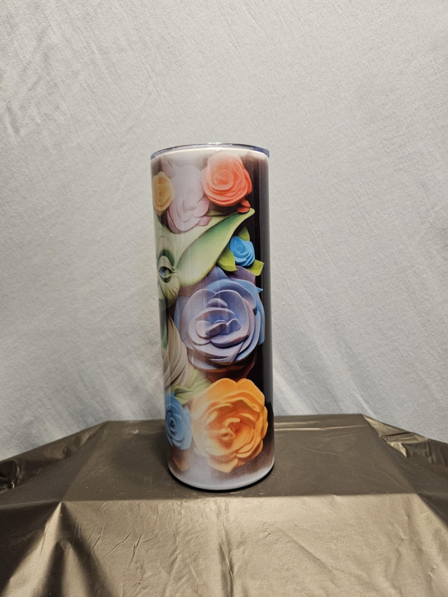 20 oz metal skinny tumbler