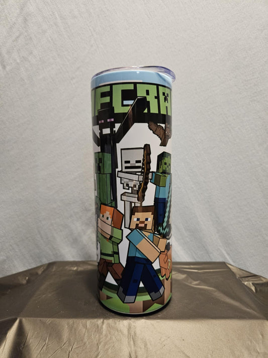 20 oz metal skinny tumbler