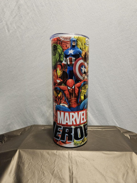 20 oz metal skinny tumbler