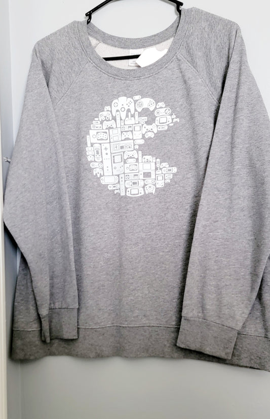 2xl retro Pac Man crewneck