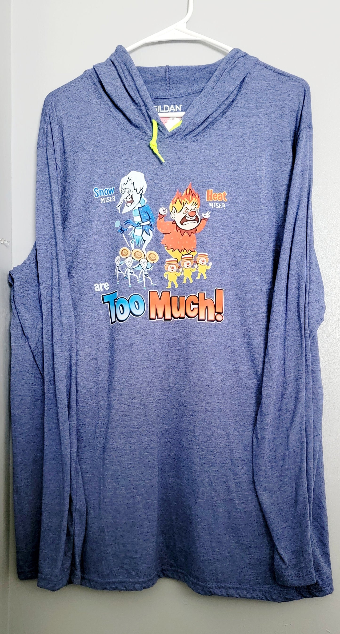 XL christmas hooded shirt